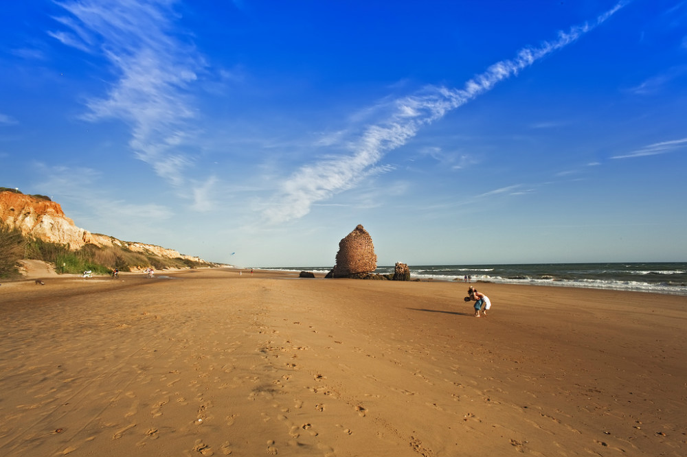 Playa de Torre del Loro, en Huelva