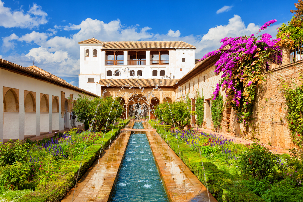Jardines en la Alhambra, Granada