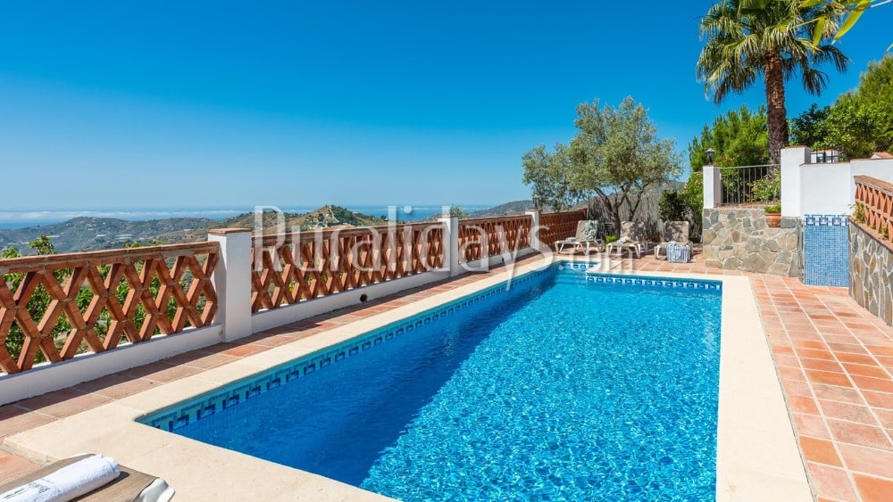 Maison de vacances pas chère avec vue sur la mer à Frigiliana - MAL0180