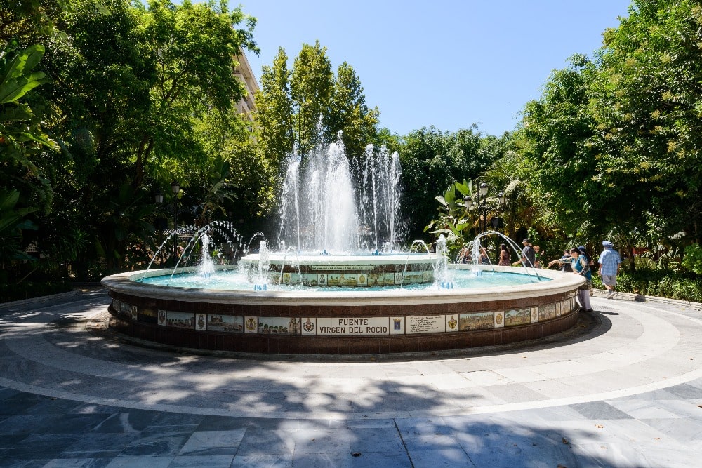 Fuente en Parque de La Alameda en Marbella